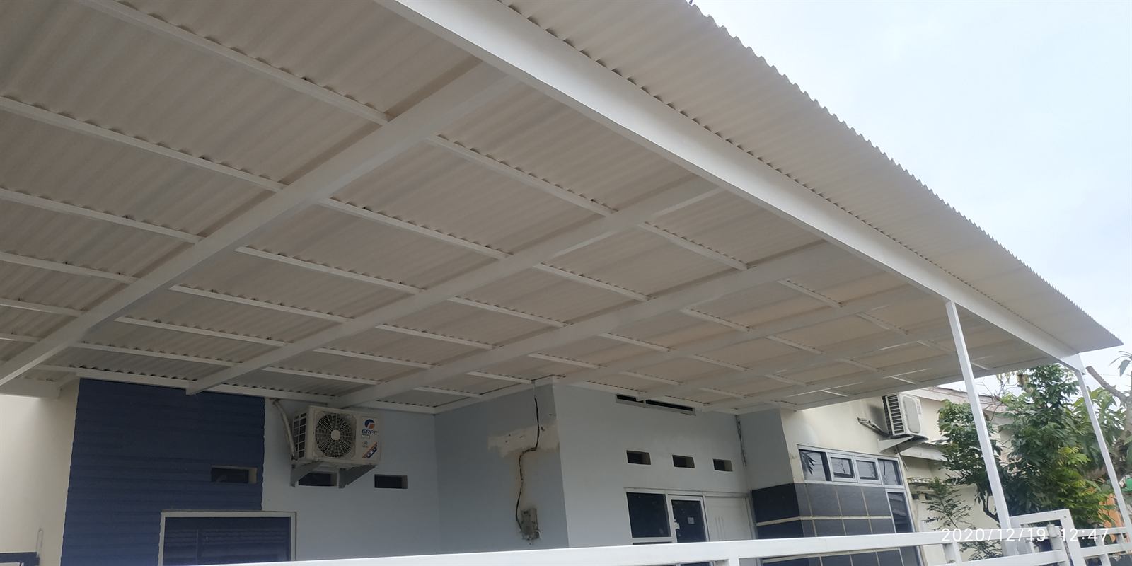 kanopi rumah pak ari - Dokumentasi Proyek
